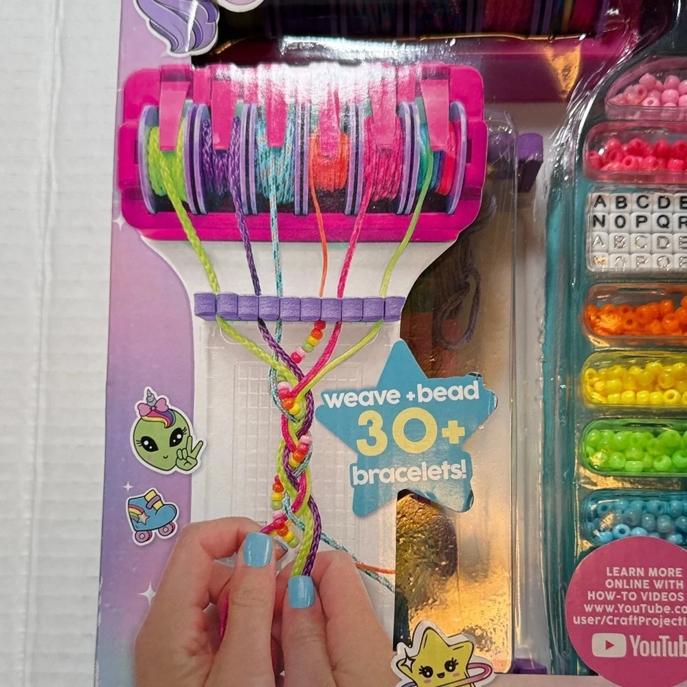 NEW! Just My Style Braid-Tastic Braiding & Beading Bracelet Maker Kit